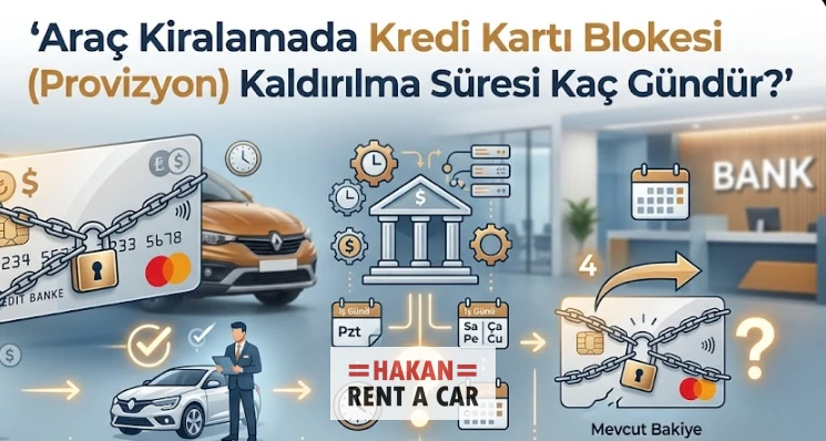 Araç Kiralamada Kredi Kartı Blokesi (Provizyon) Kaldırılma Süresi Kaç Gündür?