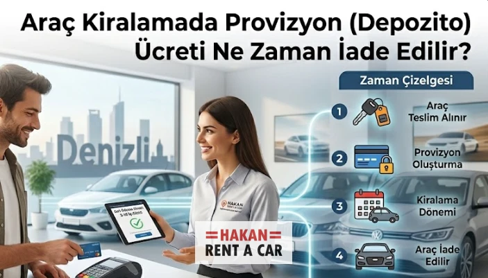 Araç Kiralamada Provizyon (Depozito) Ücreti Ne Zaman İade Edilir?