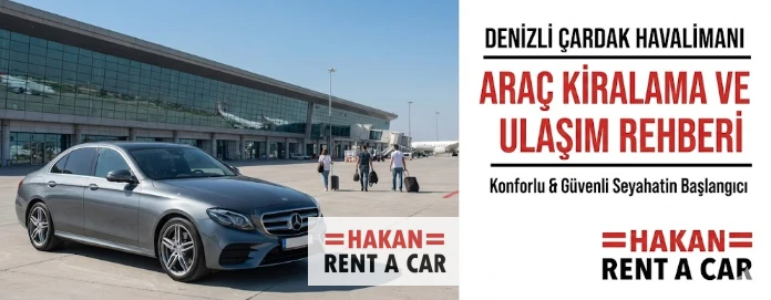Denizli Çardak Havalimanı Araç Kiralama ve Ulaşım Rehberi