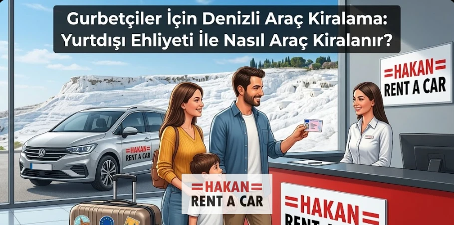 Gurbetçiler İçin Denizli Araç Kiralama: Yurtdışı Ehliyeti İle Nasıl Araç Kiralanır?