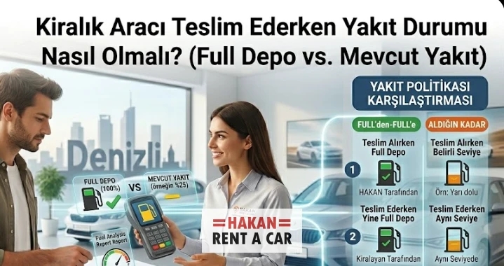 Kiralık Aracı Teslim Ederken Yakıt Durumu Nasıl Olmalı? (Full Depo vs. Mevcut Yakıt)