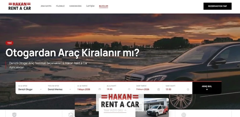 Otogardan Araç Kiralanır mı? Denizli Otogar Araç Teslimat Seçenekleri